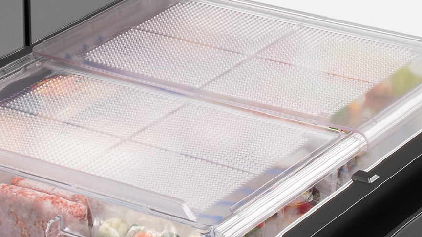 約1カ月冷凍しても​霜つきしにくい​