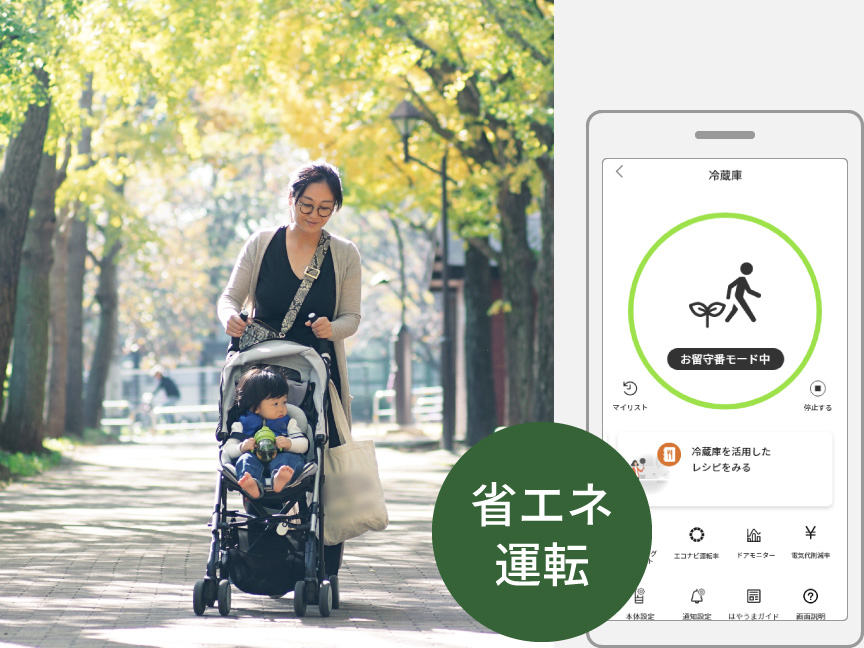 画像：お留守番モードのイメージ