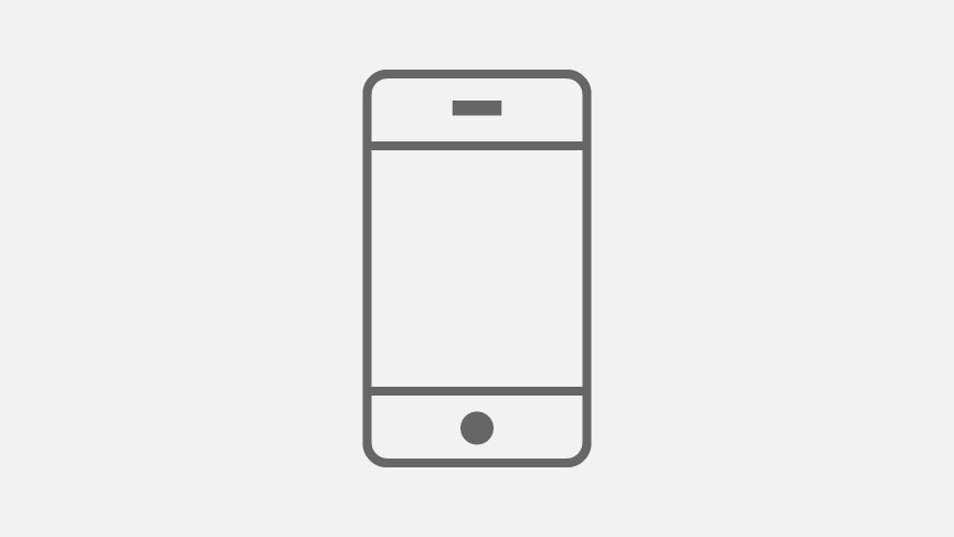 イラスト：スマートフォン