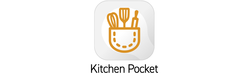 ロゴ：「KitchenPocket」