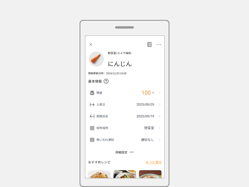 画像：にんじんの基本情報