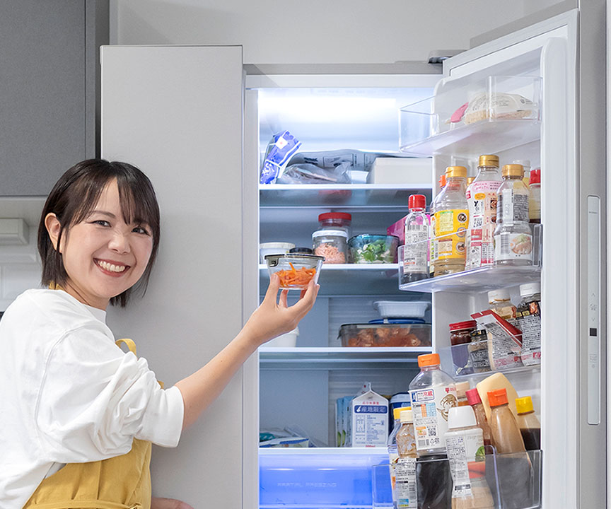 山本ゆりさんと、パナソニック冷蔵庫 冷凍室が救世主。いい冷蔵庫で毎日をご機嫌に