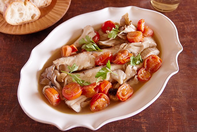 まいたけのアクアパッツア