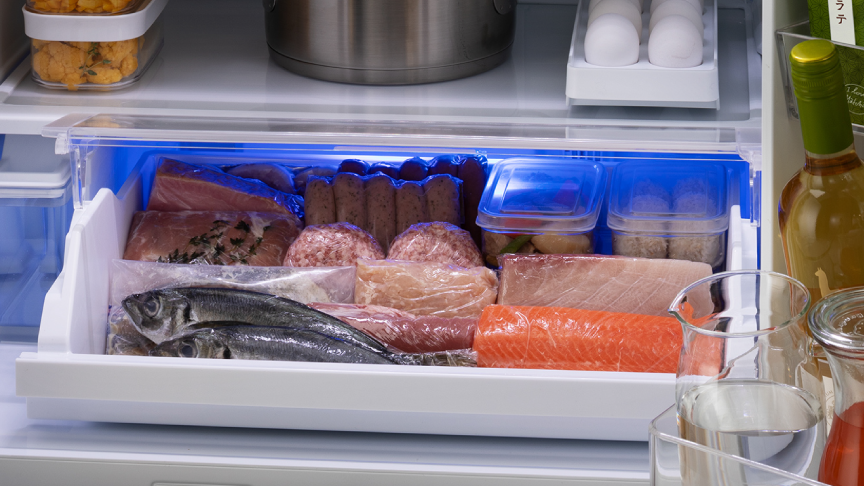 パーシャル／チルド切替室