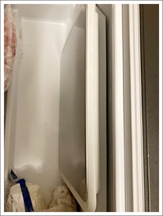 写真：冷凍庫内