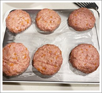 写真：ハンバーグのたね