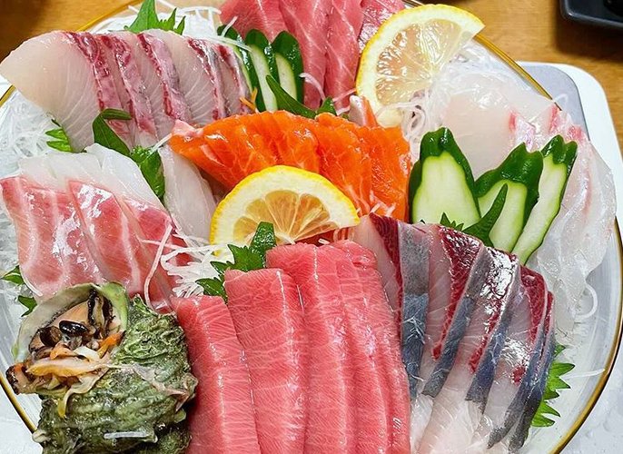 写真：お刺身の盛り合わせ