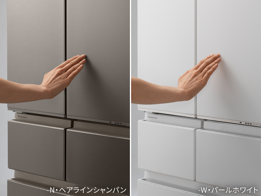 画像：上質な加工でキッチンなじみのいい2色展開