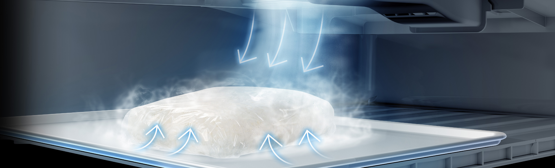 熱いまま急速冷凍（クーリングアシスト）