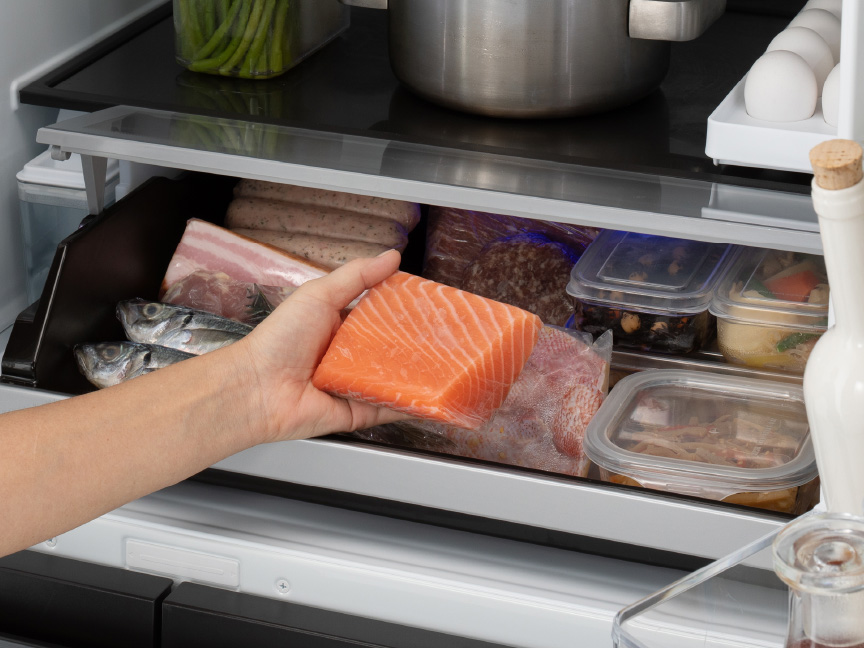 画像：残った分を保存するイメージ