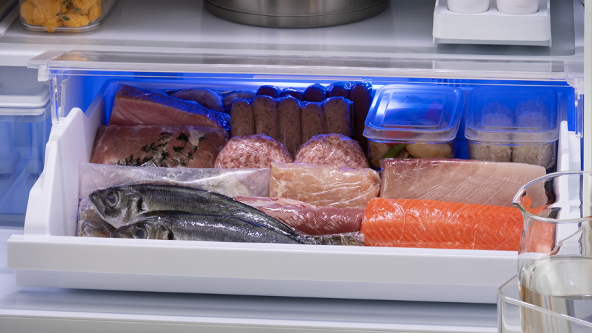 画像：パーシャル／チルド切替室内のイメージ