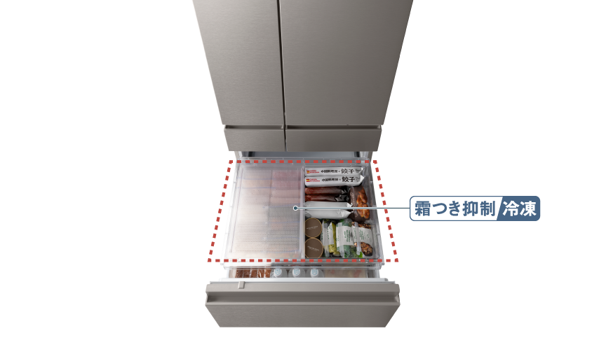 霜つき抑制冷凍