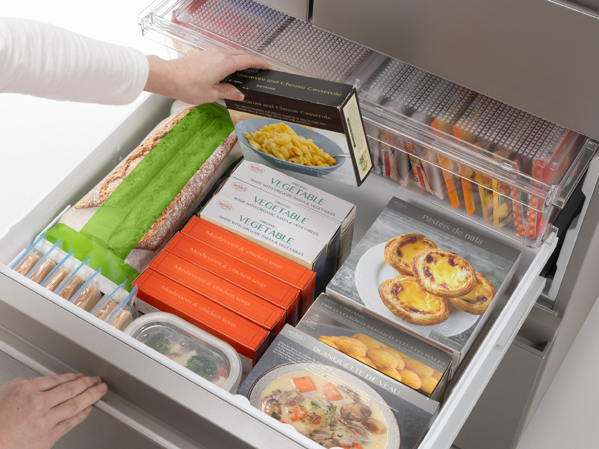 奥まで見えるフルオープン（使いやすい大容量）