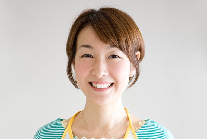 料理研究家　島本美由紀さんの写真です。