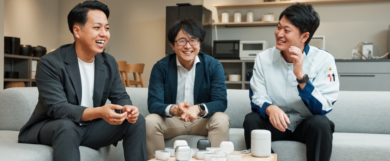写真：山村 有史さん、池田 建太さん、永島 唯哉さん