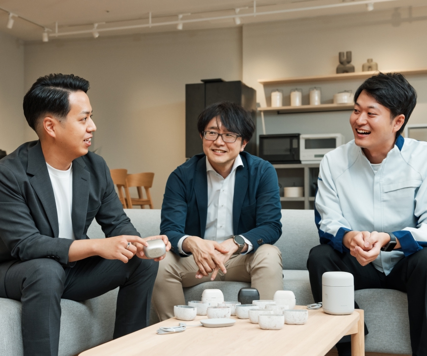 写真：山村 有史さん、池田 建太さん、永島 唯哉さん