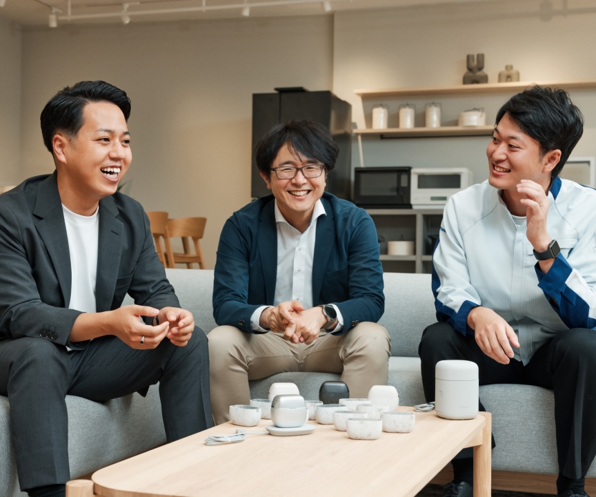 写真：山村 有史さん、池田 建太さん、永島 唯哉さん