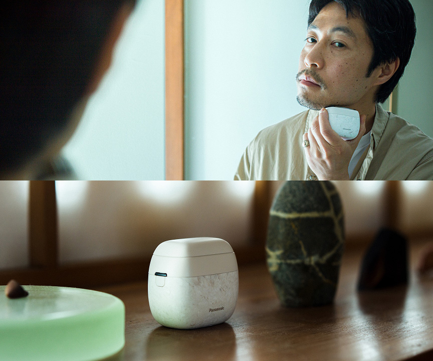 三部さんがラムダッシュ パームインを使用している様子