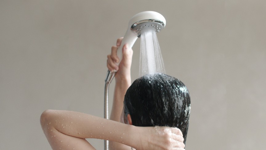 写真：ファインベールを使っている様子