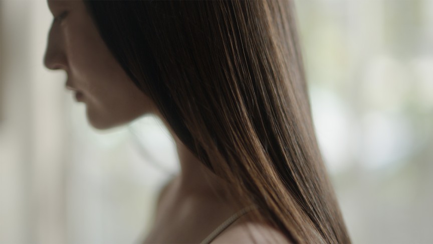 写真：髪がまとまっているイメージ