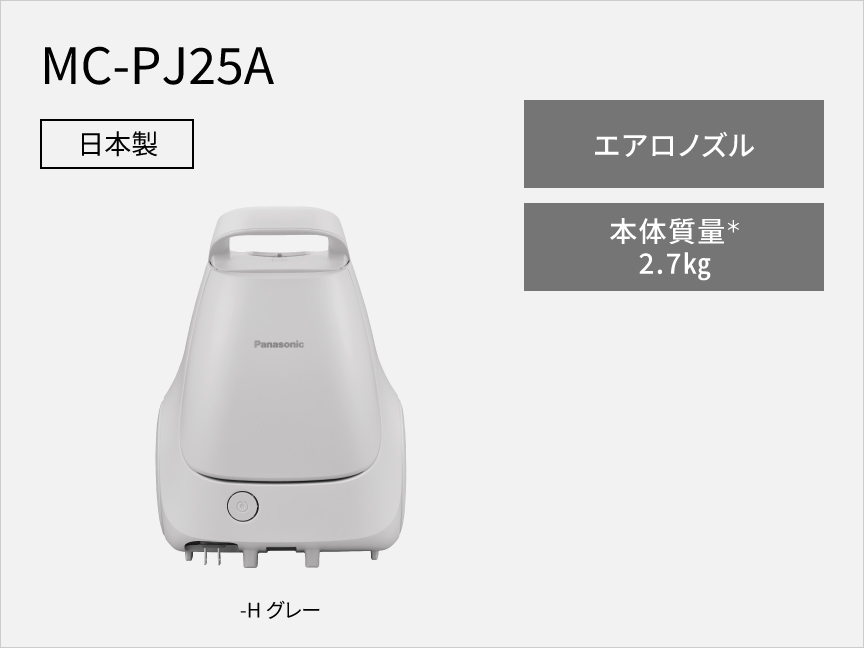 MC-PJ25A-H（グレー）[日本製],エアロノズル,本体質量＊2.7 kg