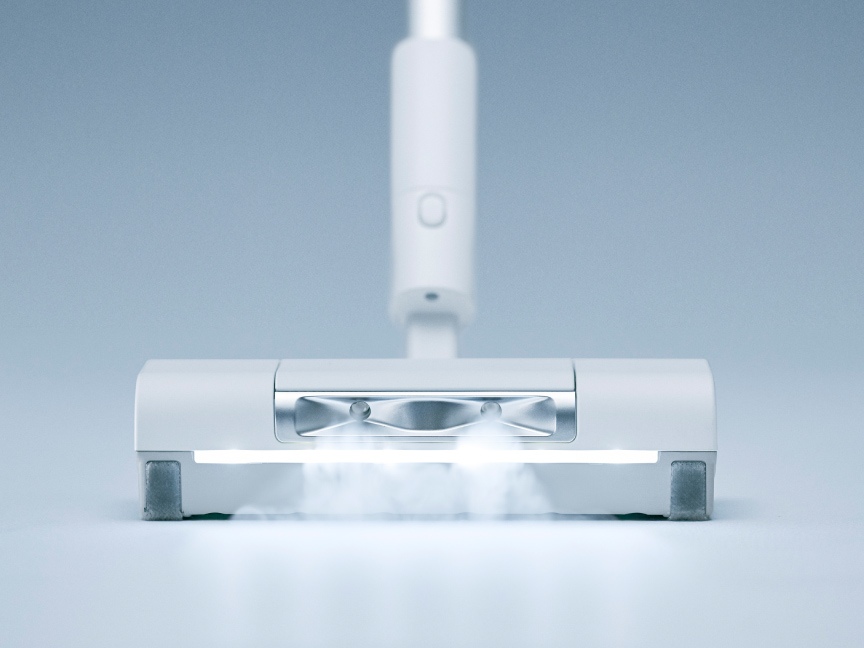 マイクロミストで仕上げ拭きまで