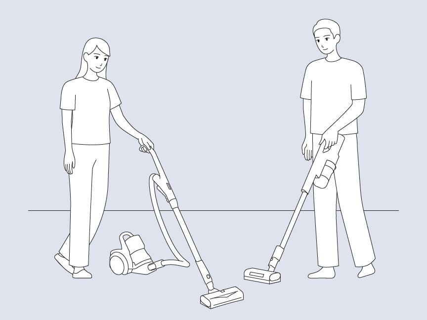 スティック掃除機とキャニスター掃除機、あなたはどっち？お悩み別・徹底比較