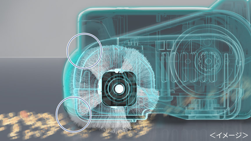 イメージ：ノズルを横から見た図