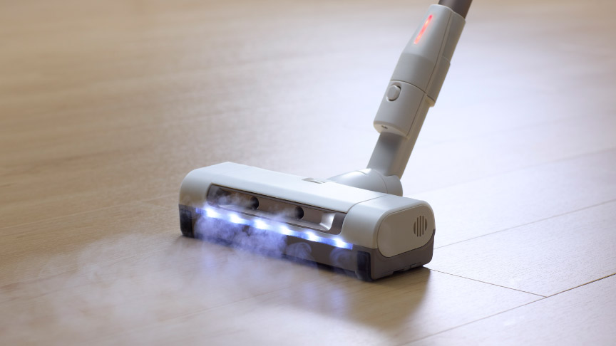 マイクロミストで除菌をしているイメージ