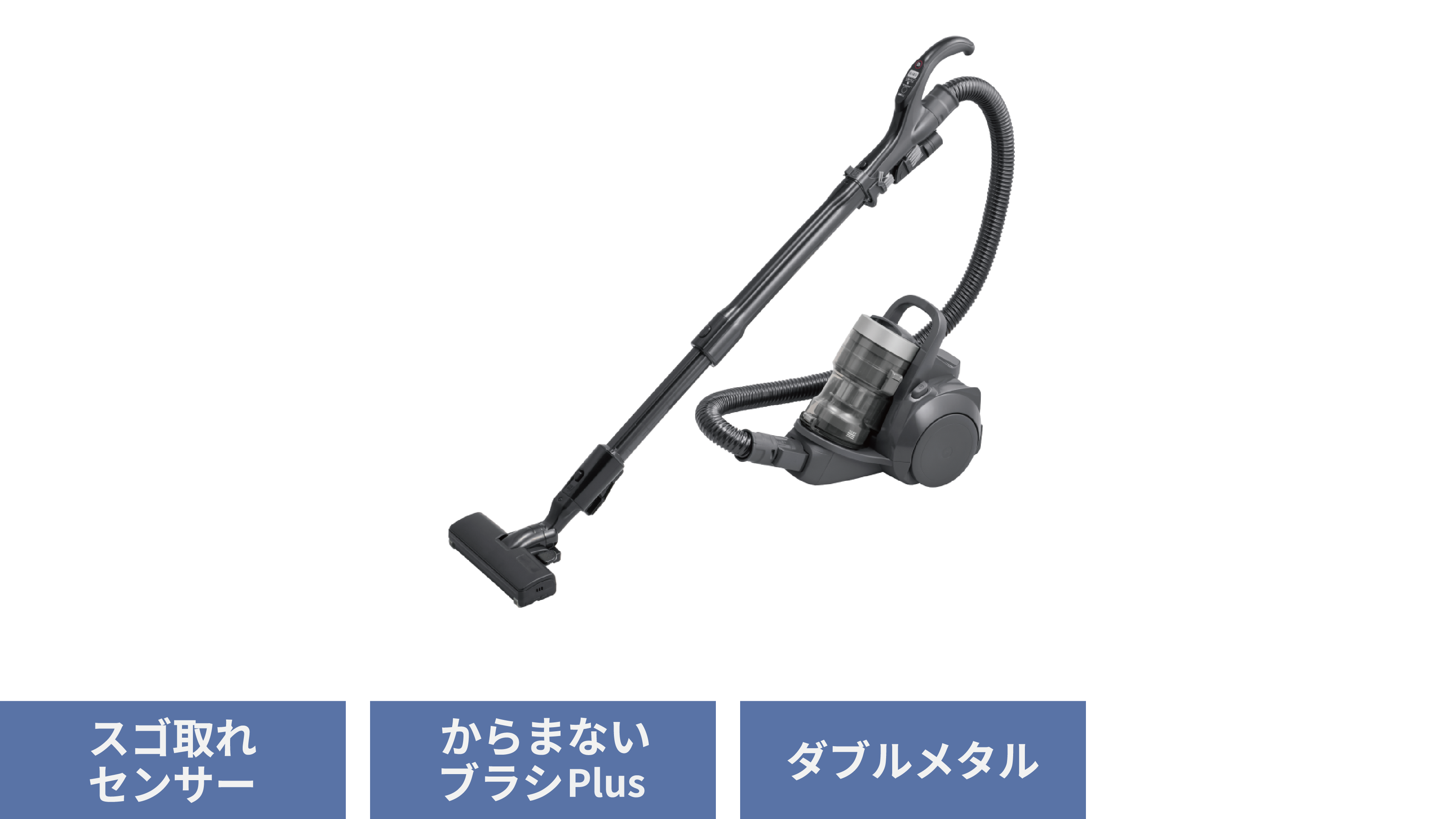 MC-SR44K：スゴ取れセンサー、からまないブラシPlus、ダブルメタル