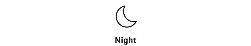アイコン：Night 