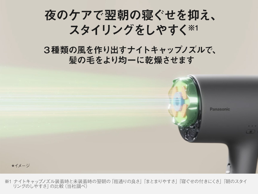 夜のケアで翌朝の寝ぐせを抑え、スタイリングをしやすく