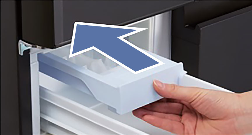 画像：つまみを回してロックする