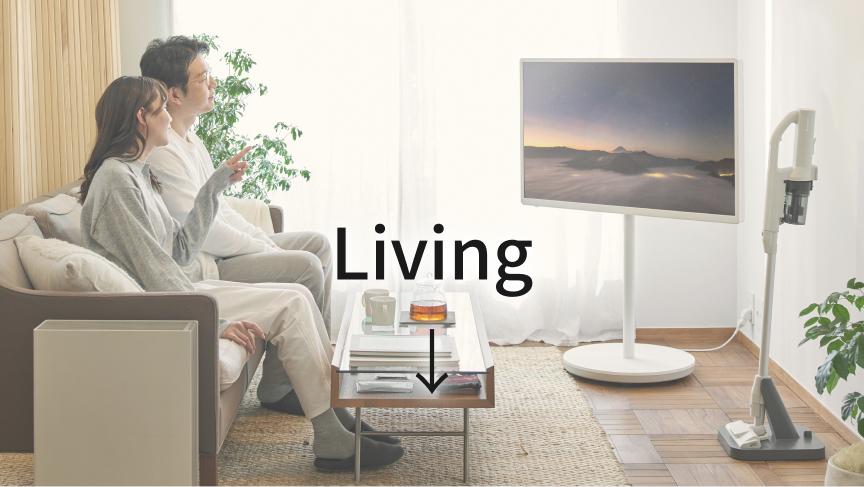 バナー：リビングエリアへのリンク