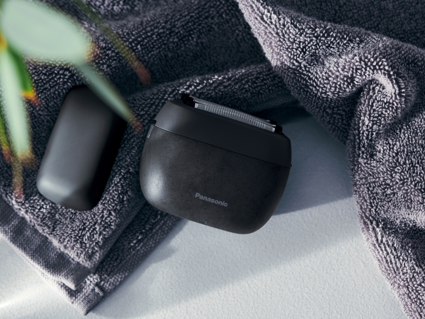 写真：黒 洗面所 Washroom パームイン