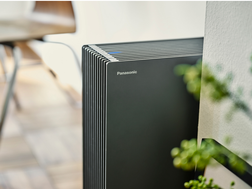 写真：黒 リビング Living 空気清浄機