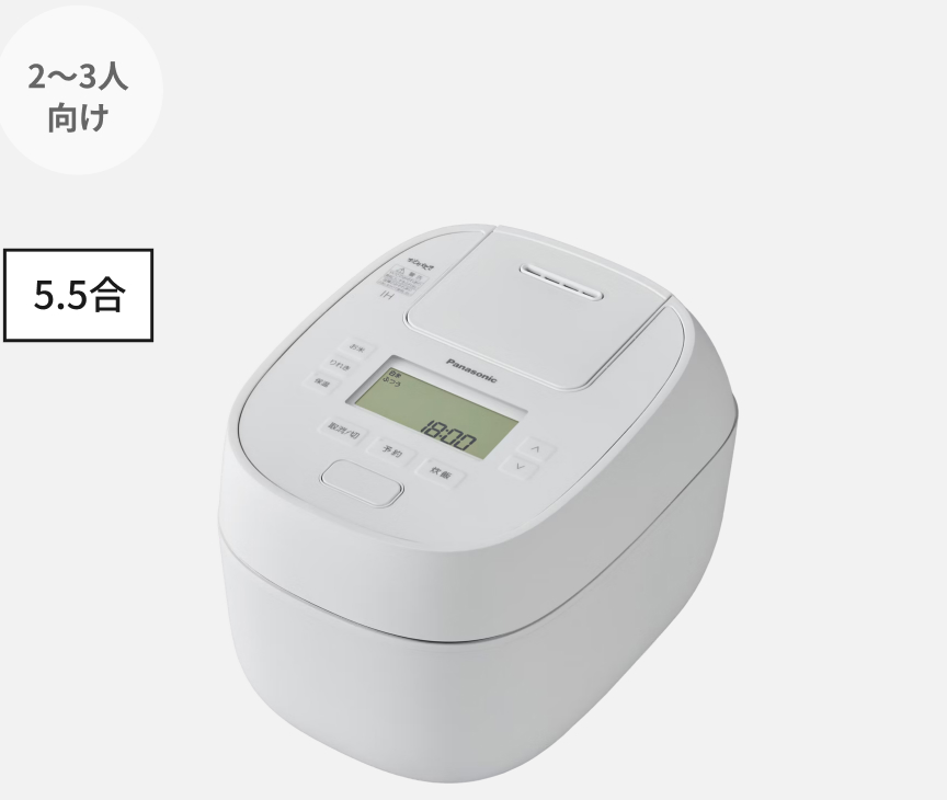 可変圧力IHジャー炊飯器 SR-N510D-W