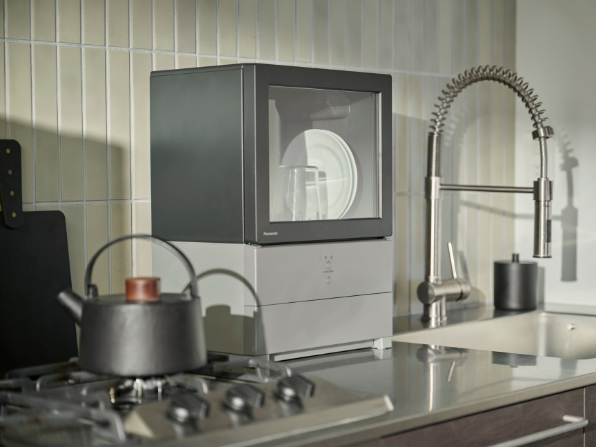 写真：黒 キッチン Kitchen 食洗器