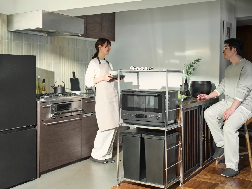 写真：黒 キッチン Kitchen 2人