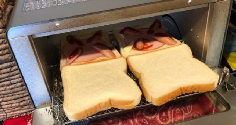 写真：トースター4枚焼き