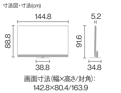 画像：TV-65Z95B
