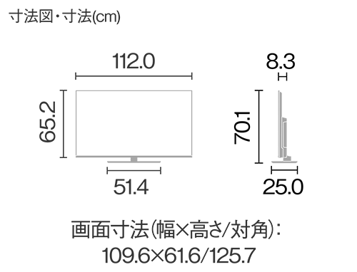 画像：TV-50W90B