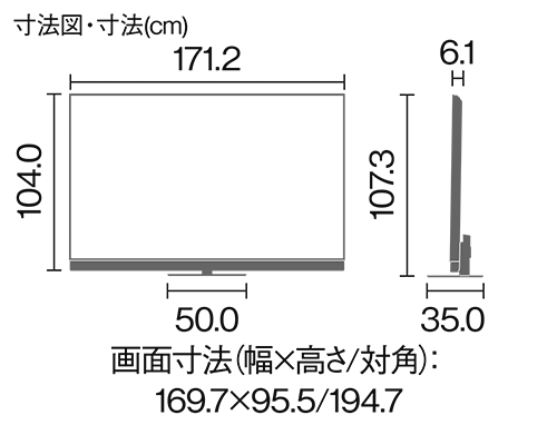 画像：TV-77Z95B