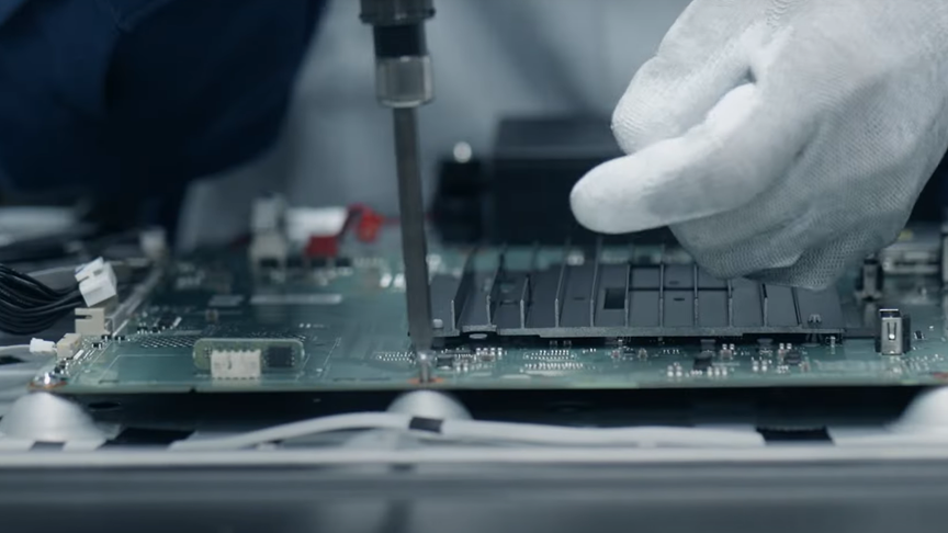 写真：再生過程の様子