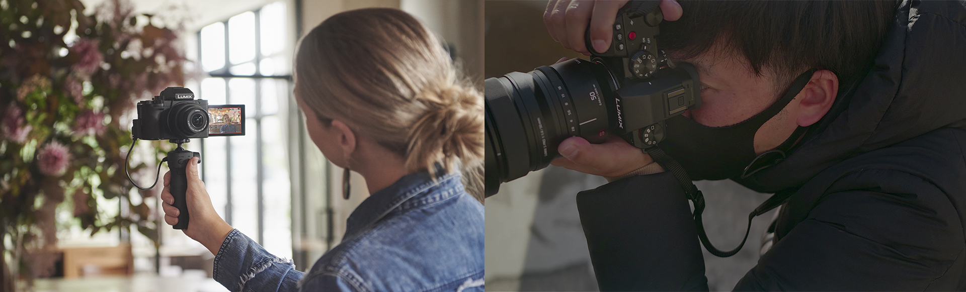 メインビジュアル（ルミックス 一眼カメラ）