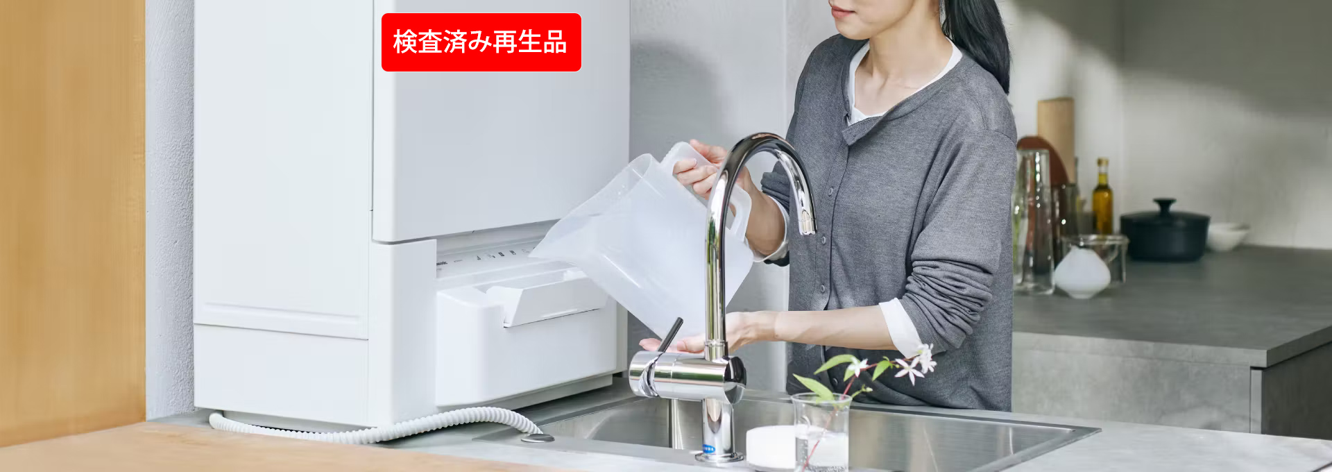 食器洗い乾燥機 NP-TSP1 定額利用サービス（メインビジュアル）