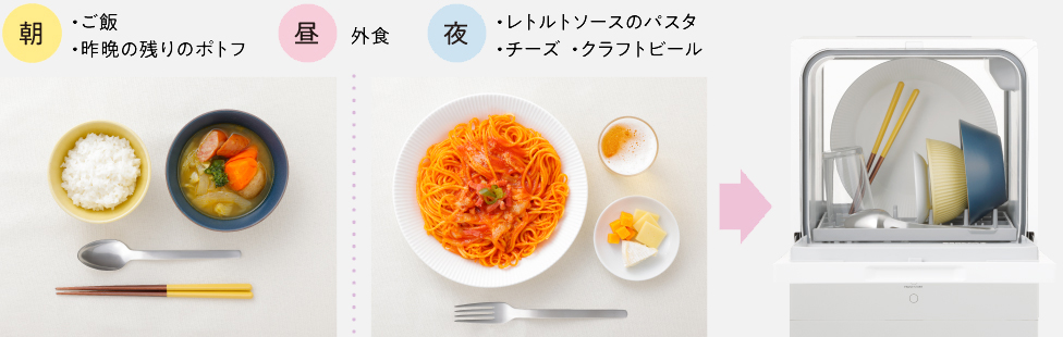 ご飯・ポトフ/パスタ・チーズ・クラフトビール