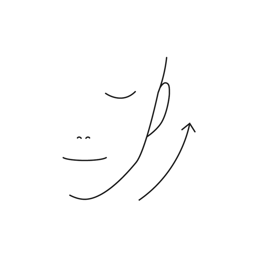 フェイスラインの肌の引き締まり感をアップしたい