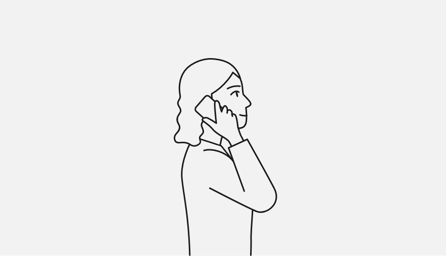 イラスト：商品出荷後、3～5日を目安に配送業者から日程調整のご連絡