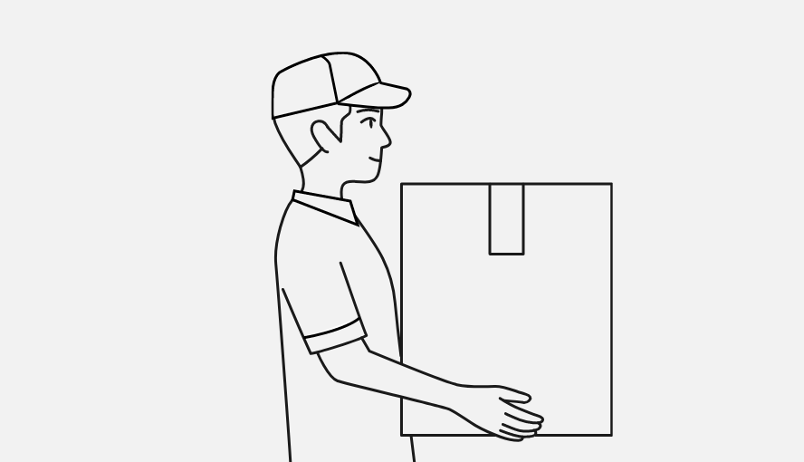 イラスト：商品配送・設置